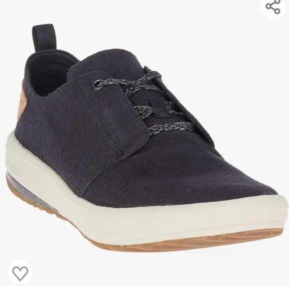 Merrell Gridway Lace Up Black Sneakers Size 8 - Picture 1 of 8